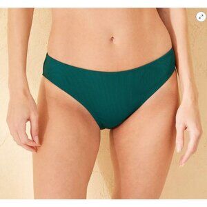 Shade & Shore Bikini Bottoms High Waist High Leg Cheeky Green Size 2X New